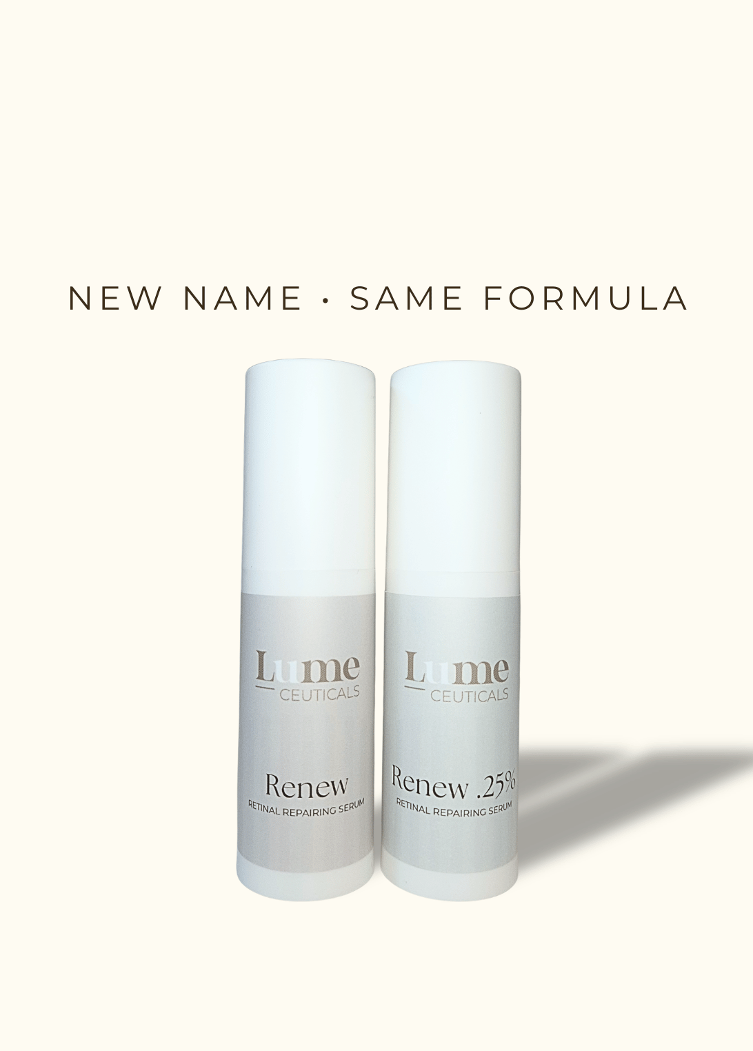 Renew is becoming Renew .25% - the same formula you trust, now clearly defined.